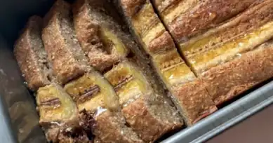 Şekersiz Nefis Banana Bread Tarifi