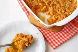 Ev Yapımı Şeftali Crumble Tarifi