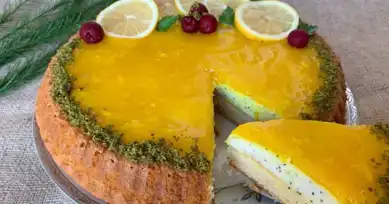 Haşhaşlı Limon Kremalı Tart Kek Tarifi