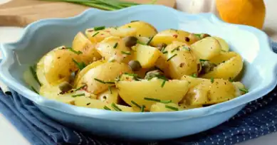 Nefis Kaparili Patates Salatası Tarifi