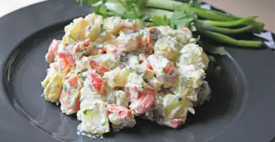 Nefis Labneli Patates Salatası Tarifi