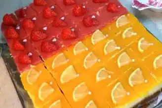 Nefis 3 Katlı Meyveli Cheesecake Tarifi