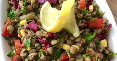 Nefis Yeşil Mercimek Salatası Tarifi