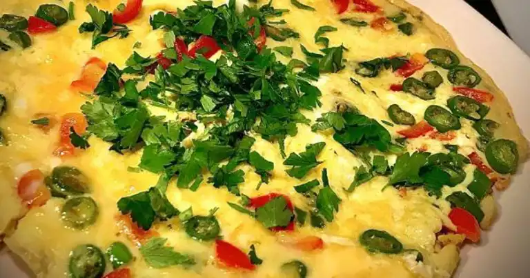 Lezzetli Biberli Omlet Tarifi