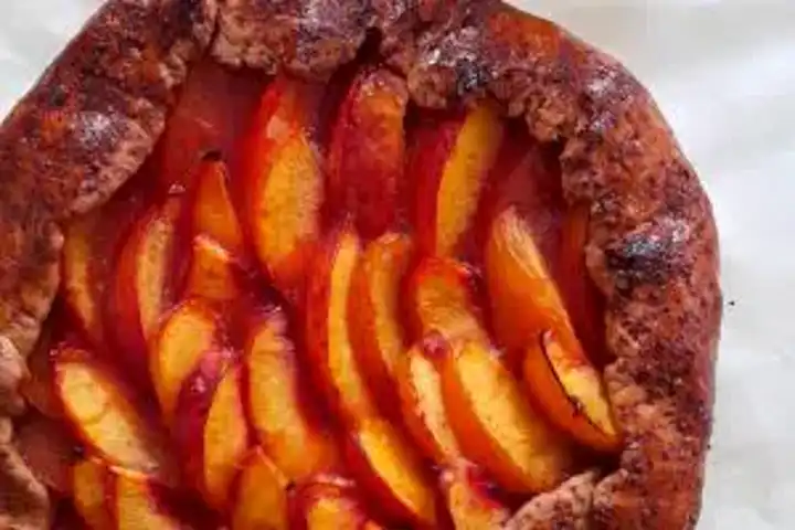 Sağlıklı Şeftalili Galette Tarifi